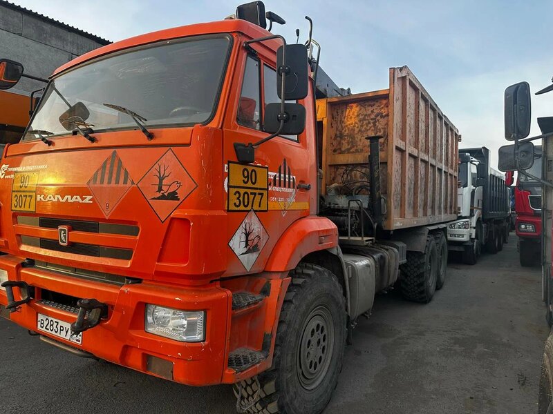 Исмиль 7808 на шасси КамАЗ 43118 6x6 Ломовоз с КМУ — фото 3