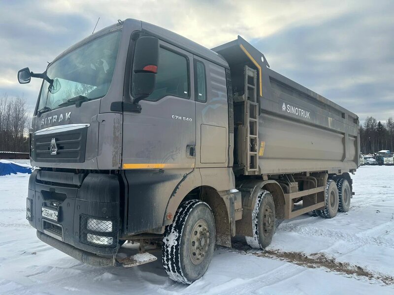 SITRAK C7H 8x4 Самосвал — фото 3
