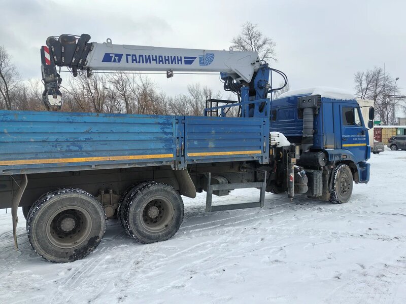 Галичский автокрановый завод (ГАКЗ) КМА-150 на шасси КамАЗ 65117 6x4 Бортовой с КМУ — фото 4