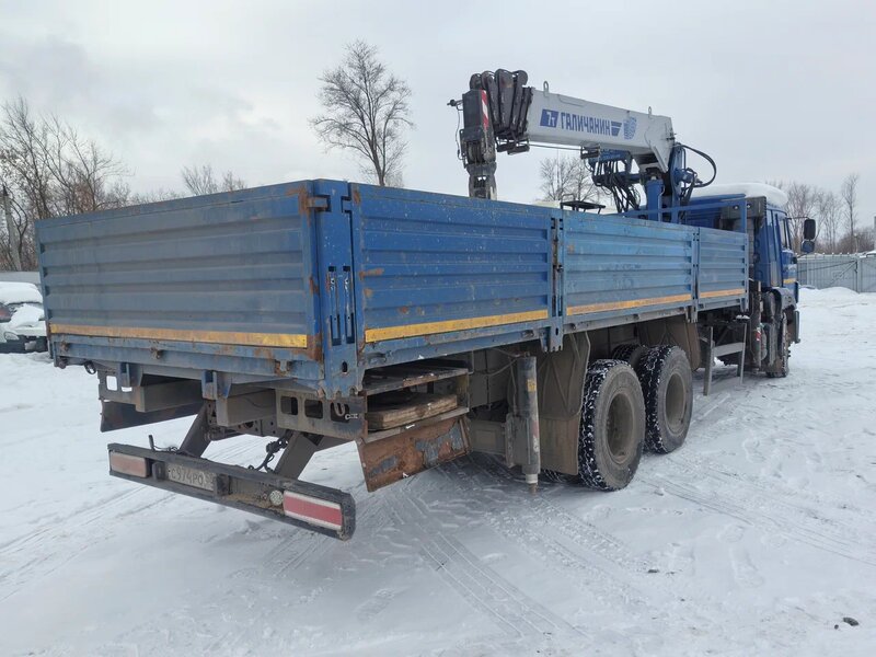 Галичский автокрановый завод (ГАКЗ) КМА-150 на шасси КамАЗ 65117 6x4 Бортовой с КМУ — фото 6