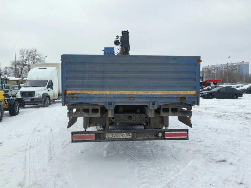 Галичский автокрановый завод (ГАКЗ) КМА-150 на шасси КамАЗ 65117 6x4 Бортовой с КМУ — фото 9