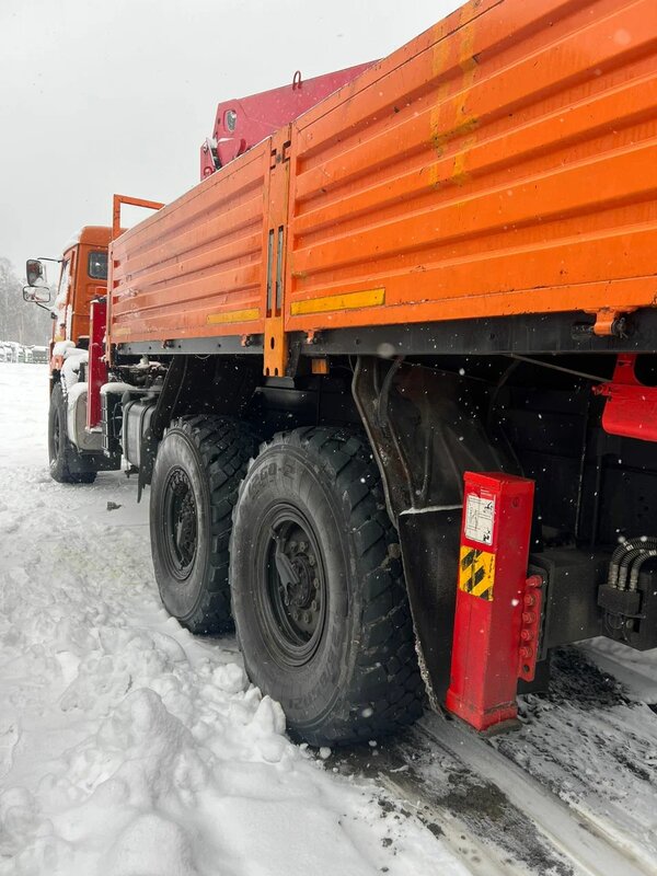 Агропромсервис 4382 на шасси КамАЗ 43118 6x6 Бортовой с КМУ — фото 5