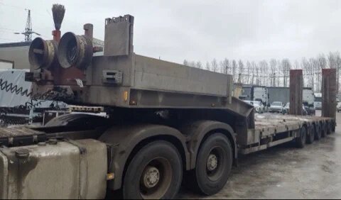 Спецприцеп 9942 Полуприцеп тяжеловоз 5 осей — фото 2