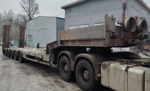 Спецприцеп 9942 Полуприцеп тяжеловоз 5 осей — фото 3