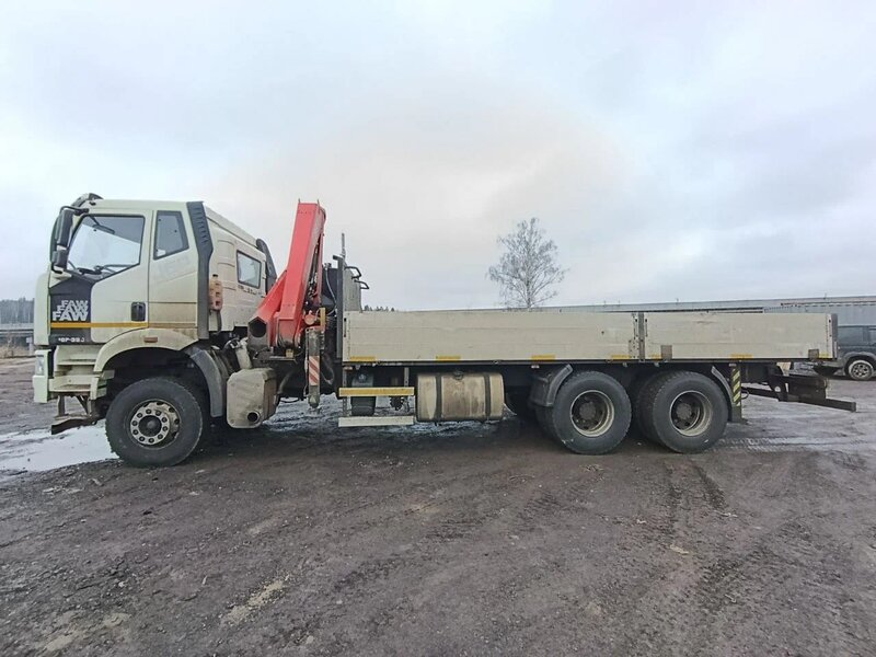 ТК ЛИФТ 7066 на шасси FAW CA 3250 6x4 Бортовой с КМУ — фото 2