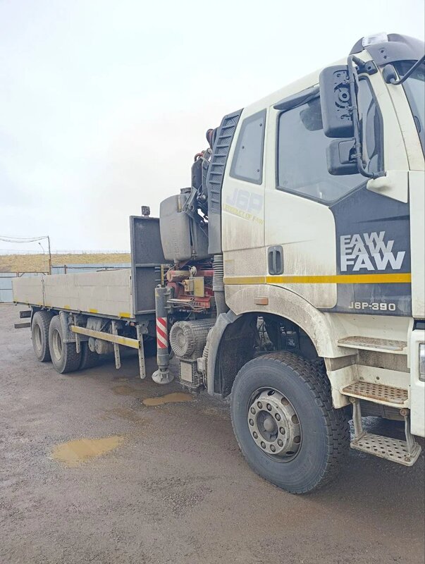 ТК ЛИФТ 7066 на шасси FAW CA 3250 6x4 Бортовой с КМУ — фото 14