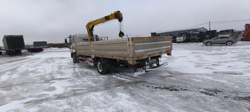 FAW Tiger V 4x2 Бортовой с КМУ — фото 6