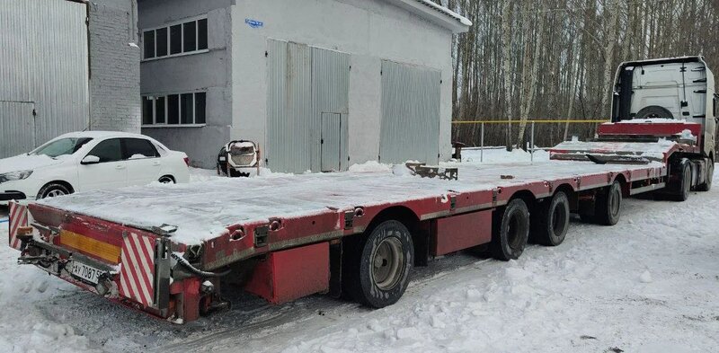 Тверьстроймаш 9939 Полуприцеп тяжеловоз 4 оси — фото 2