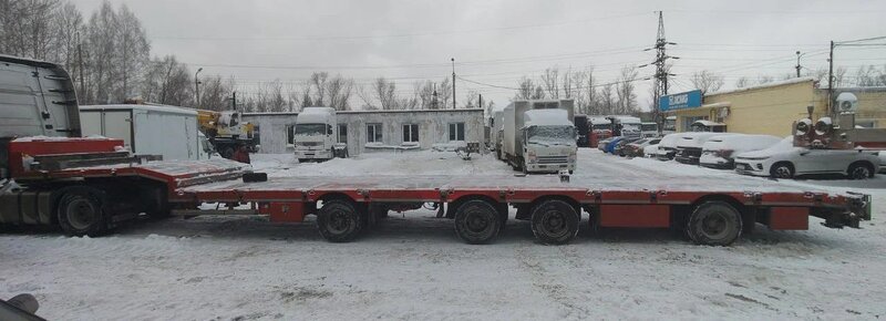Тверьстроймаш 9939 Полуприцеп тяжеловоз 4 оси — фото 3