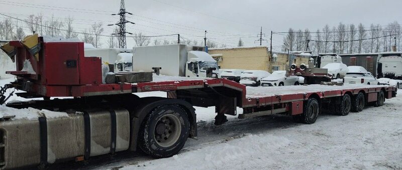 Тверьстроймаш 9939 Полуприцеп тяжеловоз 4 оси — фото 4