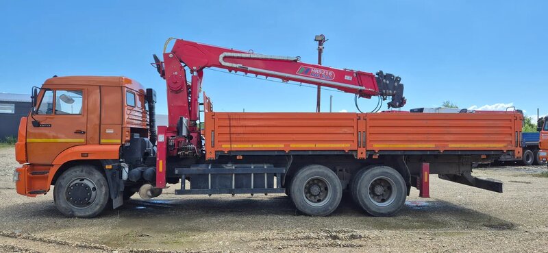 ЗАВОД АСАВТО 3387 на шасси КамАЗ 65115 6x4 Бортовой с КМУ — фото 5
