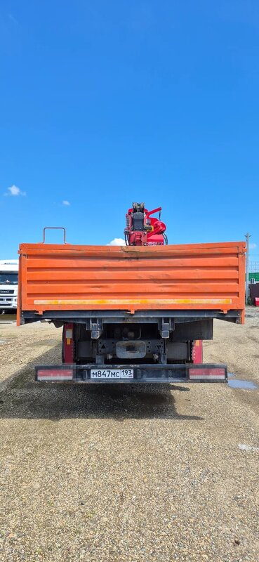 ЗАВОД АСАВТО 3387 на шасси КамАЗ 65115 6x4 Бортовой с КМУ — фото 8