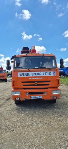 ЗАВОД АСАВТО 3387 на шасси КамАЗ 65115 6x4 Бортовой с КМУ