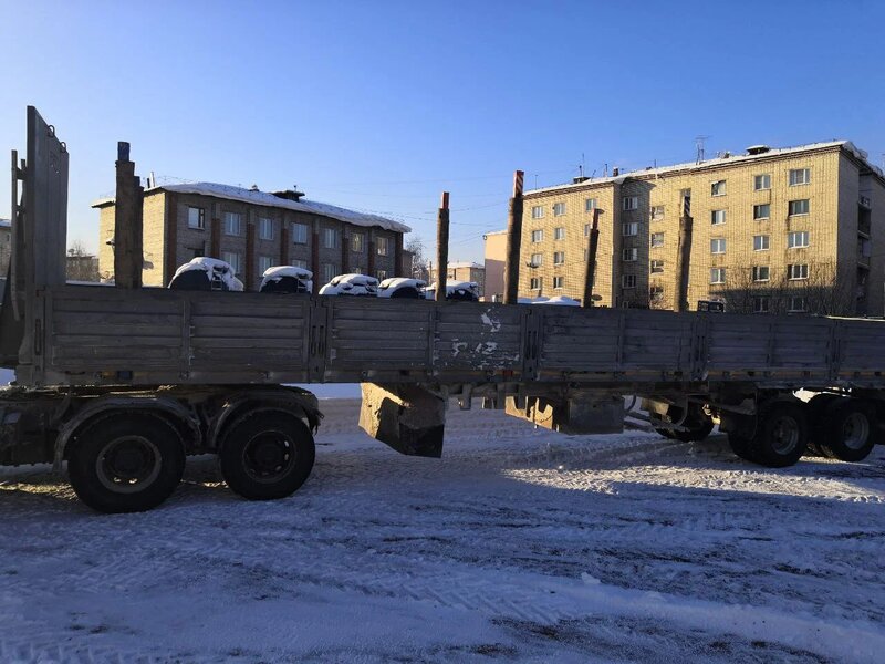 САВ (СпецАвто-Восток) 9318 Полуприцеп тяжеловоз 2 оси — фото 1