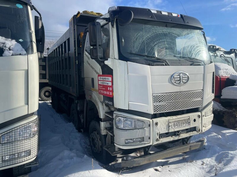 FAW J6 8x4 Самосвал — фото 3