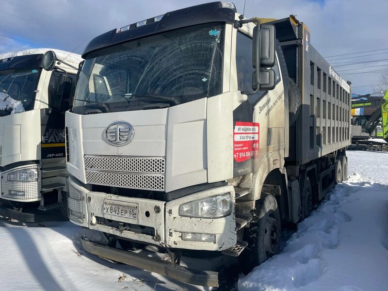 FAW J6 8x4 Самосвал — фото 4