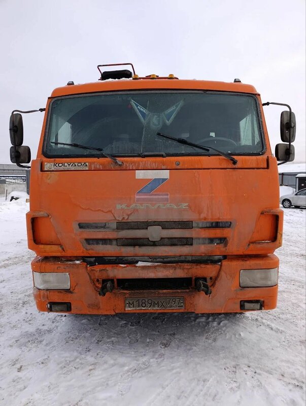 АвтоСтар 6896 на шасси КамАЗ 65115 6x4 Бортовой с КМУ — фото 1
