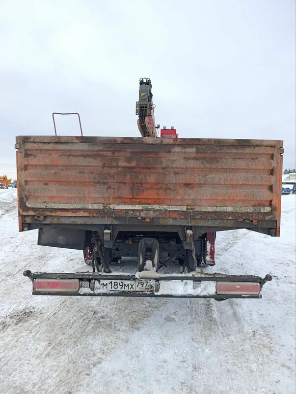 АвтоСтар 6896 на шасси КамАЗ 65115 6x4 Бортовой с КМУ — фото 7