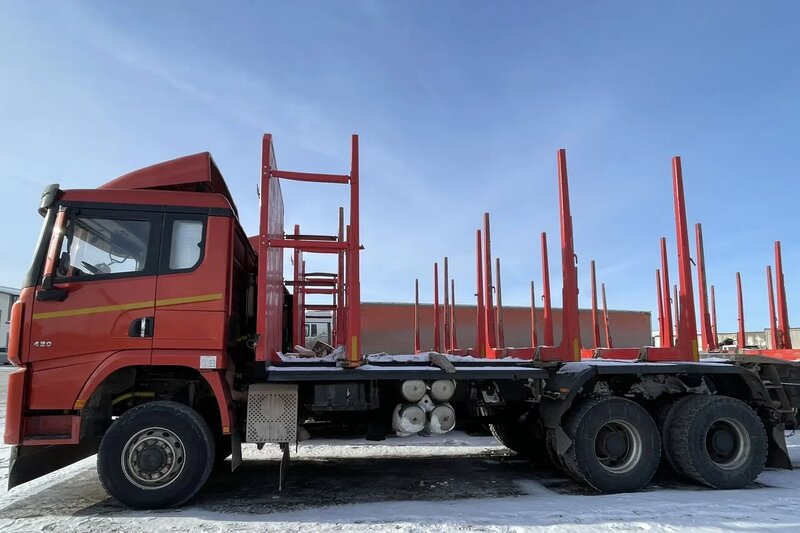Shacman (Shaanxi) SX 6x6 Сортиментовоз — фото 4
