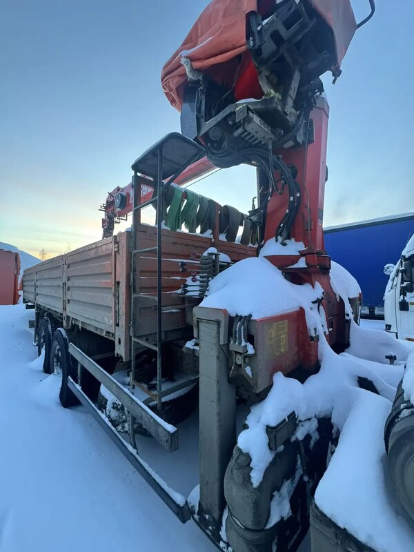 Коммерческие грузовики K3B на шасси КамАЗ 65115 6x4 Бортовой с КМУ — фото 5