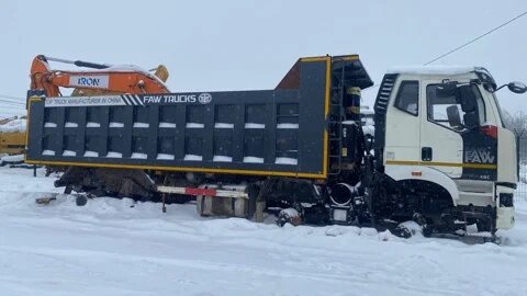 Автомастер 6589 на шасси FAW J6 6x4 Самосвал — фото 4