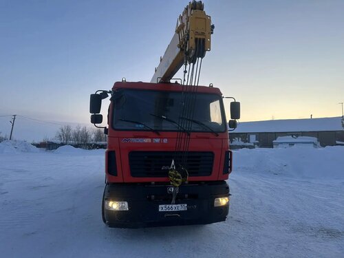 МАЗ 6312 6x4 Бортовой с КМУ