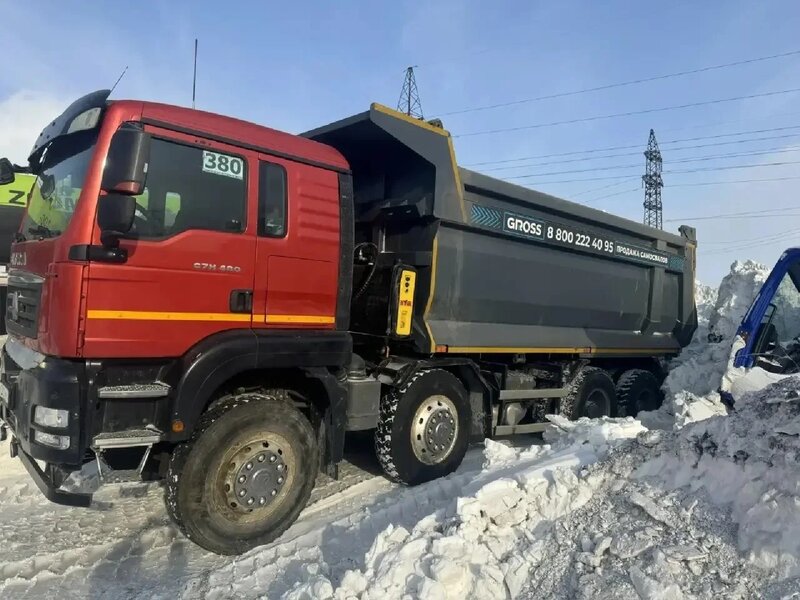 SITRAK C7H 8x4 Самосвал — фото 3