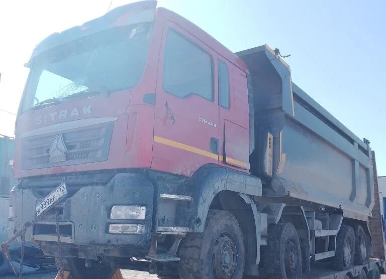 SITRAK C7H 8x4 Самосвал — фото 1