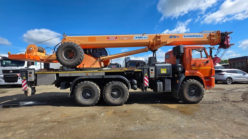 Клинцовский автокрановый завод (КАЗ) КС-55713 на шасси КамАЗ 43118 6x6 Автокран — фото 4