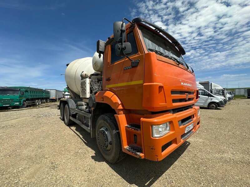 Туймазинский завод автобетоновозов 5814 на шасси КамАЗ 6520 6x4 Автобетоносмеситель — фото 2