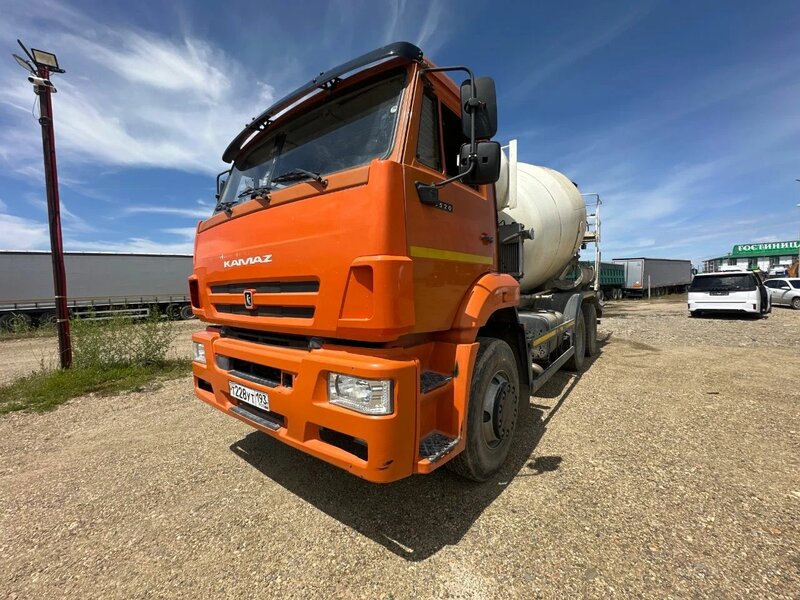 Туймазинский завод автобетоновозов 5814 на шасси КамАЗ 6520 6x4 Автобетоносмеситель — фото 3