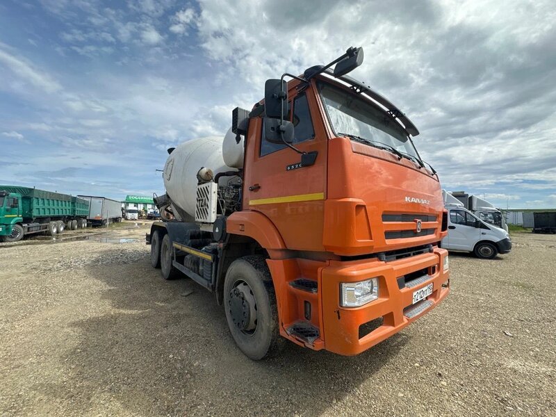 Туймазинский завод автобетоновозов 5814 на шасси КамАЗ 6520 6x4 Автобетоносмеситель — фото 2
