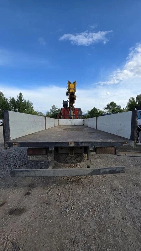 FAW J6 6x4 Бортовой с КМУ — фото 6