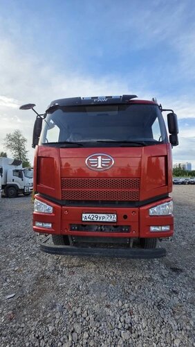 FAW J6 6x4 Бортовой с КМУ